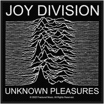 Picture of Joy Division Woven Patch: Unknown Pleasures (Standard)