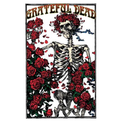 Picture of Grateful Dead Textile Poster: Skeleton & Rose