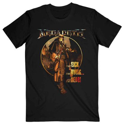 Picture of Megadeth Unisex T-Shirt: The Sick, The Dying … And the Dead Circle Album Art