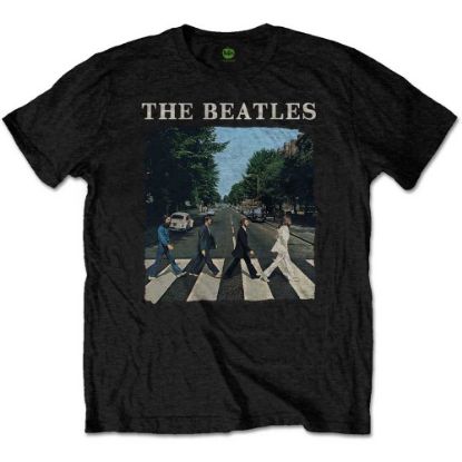 Picture of The Beatles Unisex T-Shirt: Abbey Road & Logo (XXX-Large)
