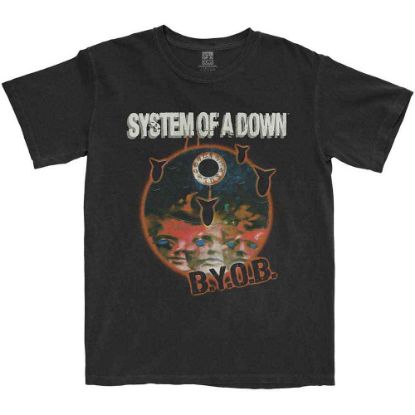 Picture of System Of A Down Unisex T-Shirt: BYOB Classic