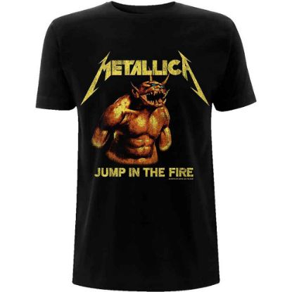 Picture of Metallica Unisex T-Shirt: Jump In The Fire Vintage