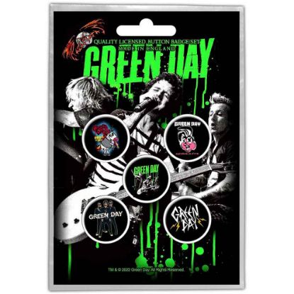 Picture of Green Day Button Badge Pack: Revolution