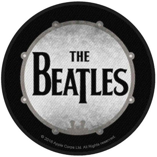 Picture of The Beatles Woven Patch: Drumskin (Standard)