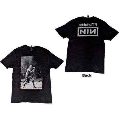 Picture of Nine Inch Nails Unisex T-Shirt: Self Destruct '94 Back Print