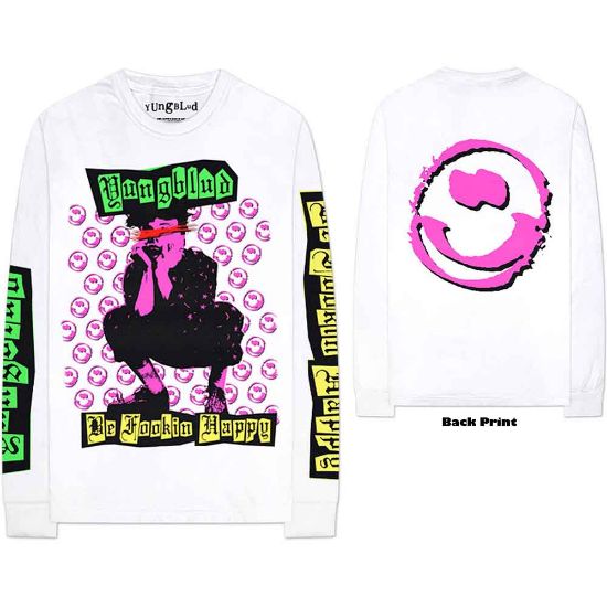 Picture of Yungblud Unisex Long Sleeve T-Shirt: Punker Back & Sleeve Print