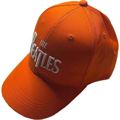 Picture of The Beatles Unisex Baseball Cap: White Drop T Logo