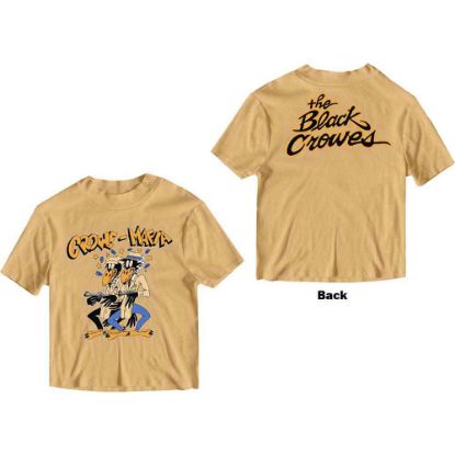 Picture of The Black Crowes Unisex T-Shirt: Crowe Mafia Back Print