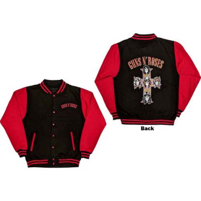 Picture of Guns N' Roses Unisex Varsity Jacket: Appetite For Destruction Back Print