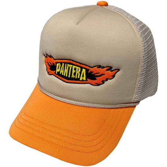 Picture of Pantera Unisex Mesh Back Cap: Flames Logo