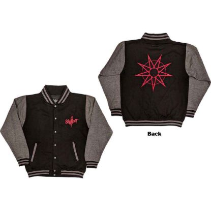 Picture of Slipknot Unisex Varsity Jacket: 9 Point Star Back Print