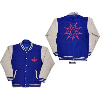 Picture of Slipknot Unisex Varsity Jacket: 9 Point Star Back Print