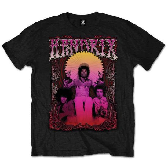 Picture of Jimi Hendrix Unisex T-Shirt: Ferris Wheel (Medium)