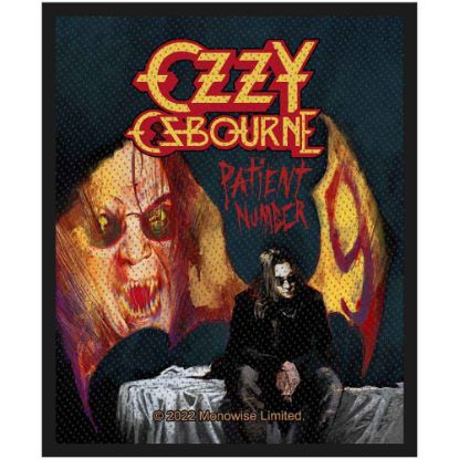 Picture of Ozzy Osbourne Woven Patch: Patient No.9 (Standard)