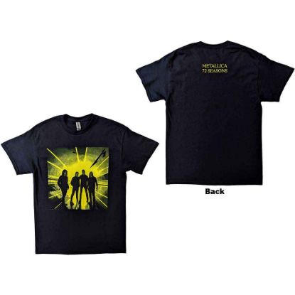 Picture of Metallica Unisex T-Shirt: 72 Seasons Burnt Strobe Back Print