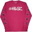 Picture of Gorillaz Unisex Long Sleeve T-Shirt: Repeat Pazuzu Sleeve Print