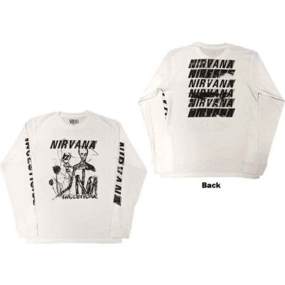 Picture of Nirvana Unisex Long Sleeve T-Shirt: Incesticide Back & Sleeve Print