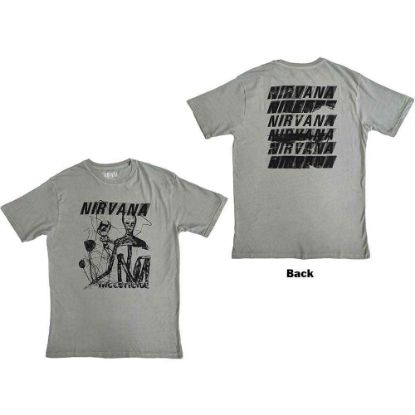 Picture of Nirvana Unisex T-Shirt: Incesticide Stacked Logo Back Print