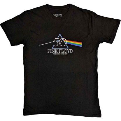 Picture of Pink Floyd Unisex T-Shirt: 50th Prism Logo