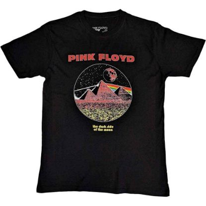Picture of Pink Floyd Unisex T-Shirt: Vintage Pyramids