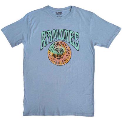 Picture of Ramones Unisex T-Shirt: Crest Psych