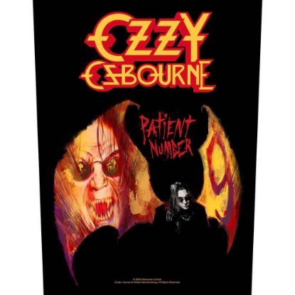 Picture of Ozzy Osbourne Back Patch: Patient No. 9