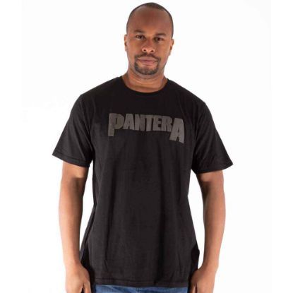Picture of Pantera Unisex T-Shirt: Leaf Skull Hi-Build