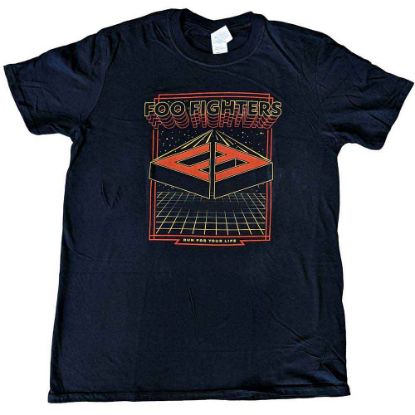 Picture of Foo Fighters Unisex T-Shirt: Run Ex-Tour (Small)