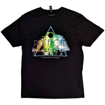 Picture of Pink Floyd Unisex T-Shirt: Live Band Rainbow Tone