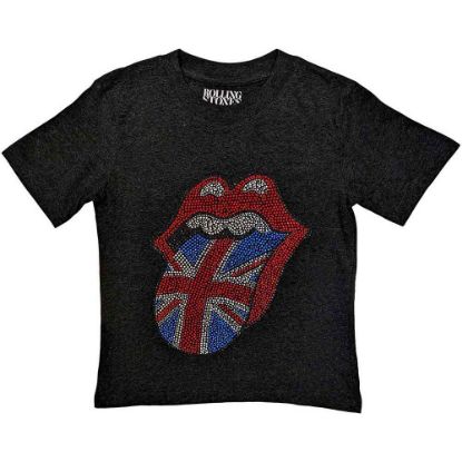 Picture of The Rolling Stones Kids T-Shirt: British Tongue Embellished