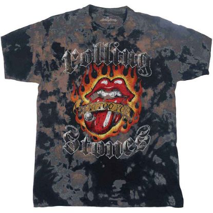Picture of The Rolling Stones Kids T-Shirt: Tattoo Flames Wash Collection