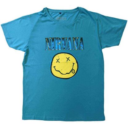 Picture of Nirvana Unisex T-Shirt: Xerox Happy Face