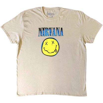 Picture of Nirvana Unisex T-Shirt: Xerox Happy Face (XXX-Large)