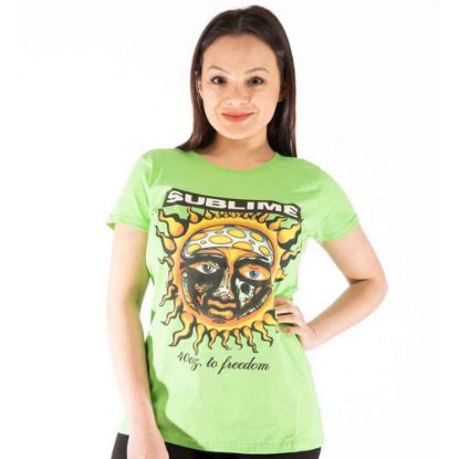 Picture of Sublime Ladies T-Shirt: 40oz To Freedom  