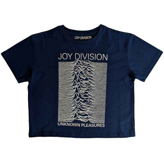 Picture of Joy Division Ladies Crop Top: Unknown Pleasures