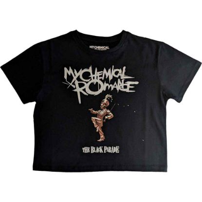 Picture of My Chemical Romance Ladies Crop Top: The Black Parade
