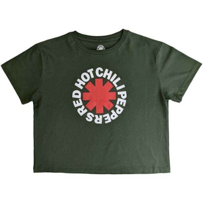 Picture of Red Hot Chili Peppers Ladies Crop Top: Classic Asterisk