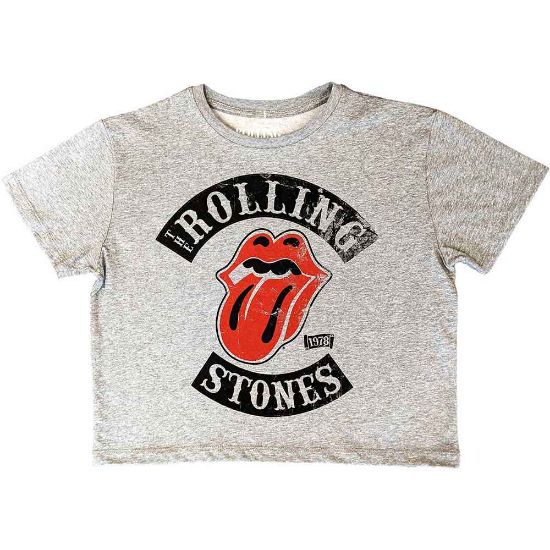 Picture of The Rolling Stones Ladies Crop Top: Tour '78