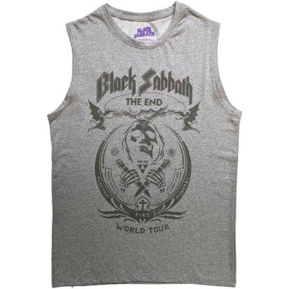 Picture of Black Sabbath Unisex Tank T-Shirt: The End Mushroom Cloud