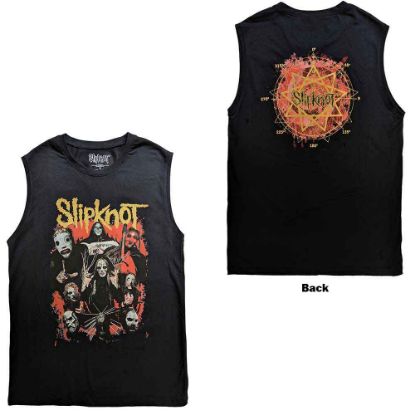 Picture of Slipknot Unisex Tank T-Shirt: Come Play Dying Back Print
