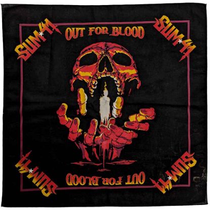 Picture of Sum 41 Unisex Bandana: Out For Blood Ex-Tour Back Print