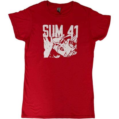 Picture of Sum 41 Ladies T-Shirt: Embrace Ex-Tour