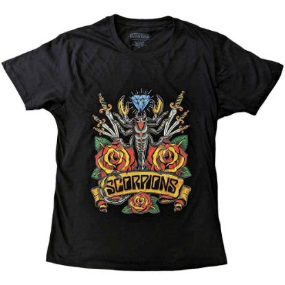 Picture of Scorpions Unisex T-Shirt: Traditional Tattoo
