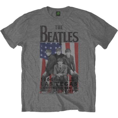 Picture of The Beatles Unisex T-Shirt: Flag/Vegas