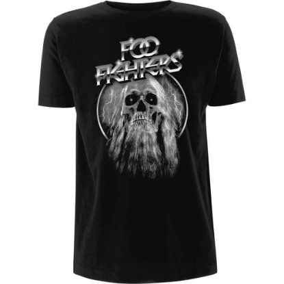 Picture of Foo Fighters Unisex T-Shirt: Bearded Skull