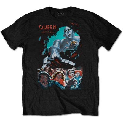 Picture of Queen Unisex T-Shirt: News Of The World Vintage