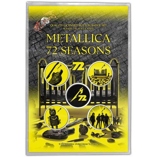 Picture of Metallica Button Badge Pack: 72 Seasons