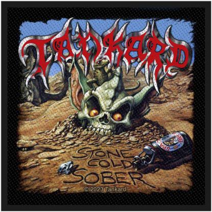 Picture of Tankard Woven Patch: Stone Cold Sober (Standard)