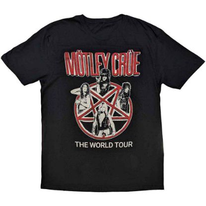 Picture of Motley Crue Unisex T-Shirt: Vintage World Tour  
