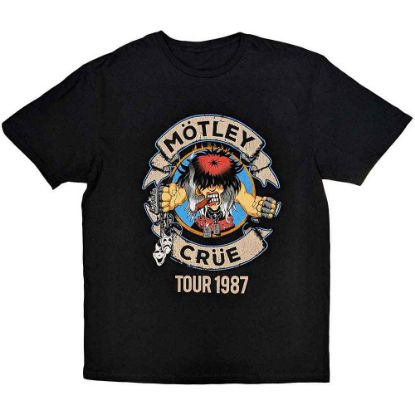 Picture of Motley Crue Unisex T-Shirt: Girls Girls Girls Tour '87